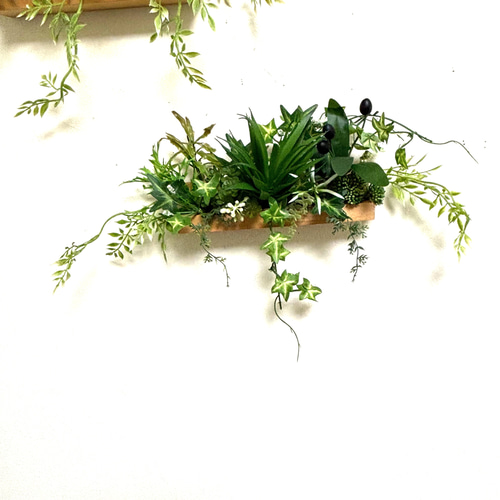 光触媒加工ウォールグリーン フェイクグリーン壁掛け♡私の部屋の