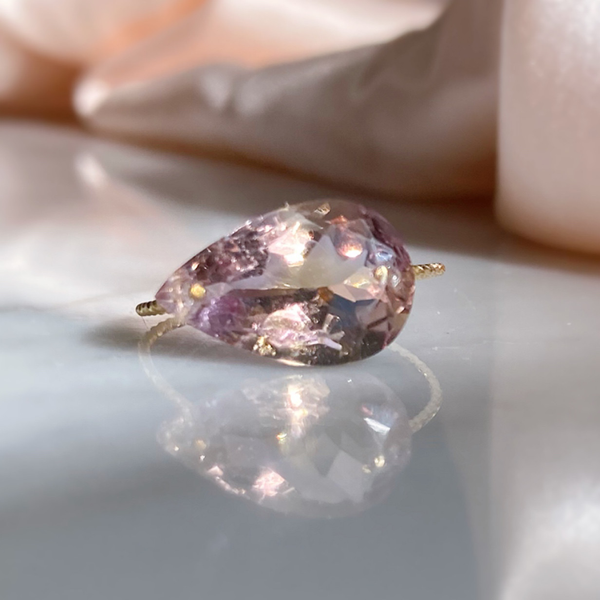 Prana candy gem ✴︎アメトリン✴︎k14gfリング