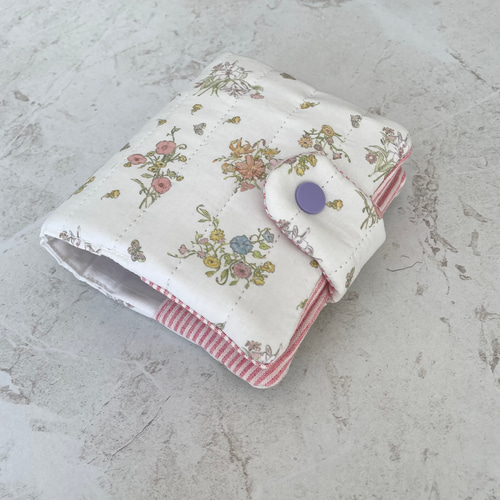 ましかくバインダーカバー＆バインダーセット 小花柄 キルティング