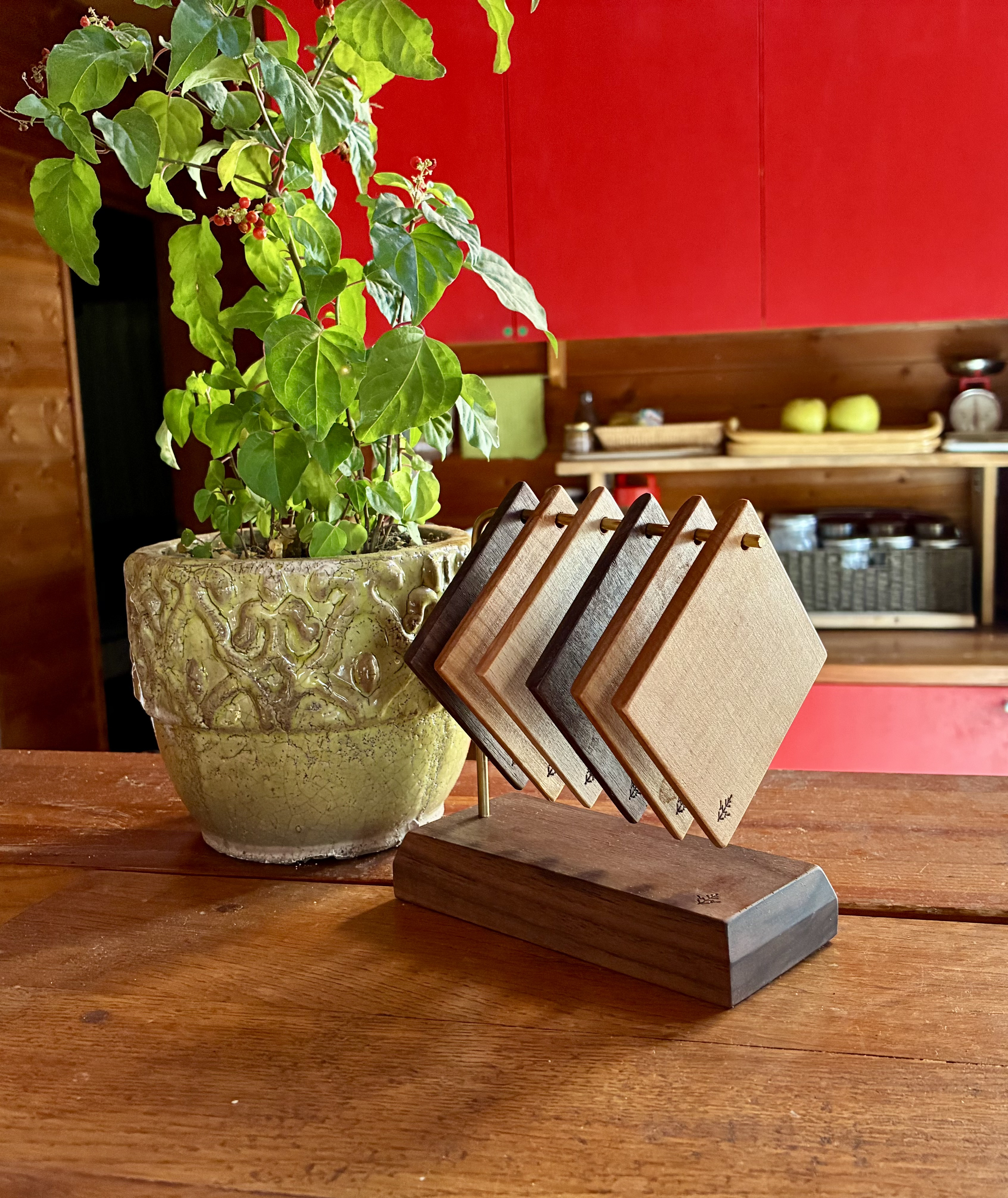 インテリアとして楽しめるコースター6枚セット