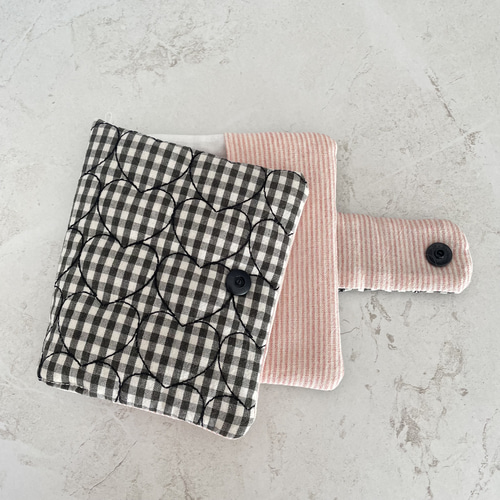 ましかくバインダーカバー＆バインダーセット ハートキルティング 韓国