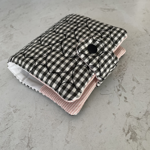 ましかくバインダーカバー＆バインダーセット ハートキルティング 韓国