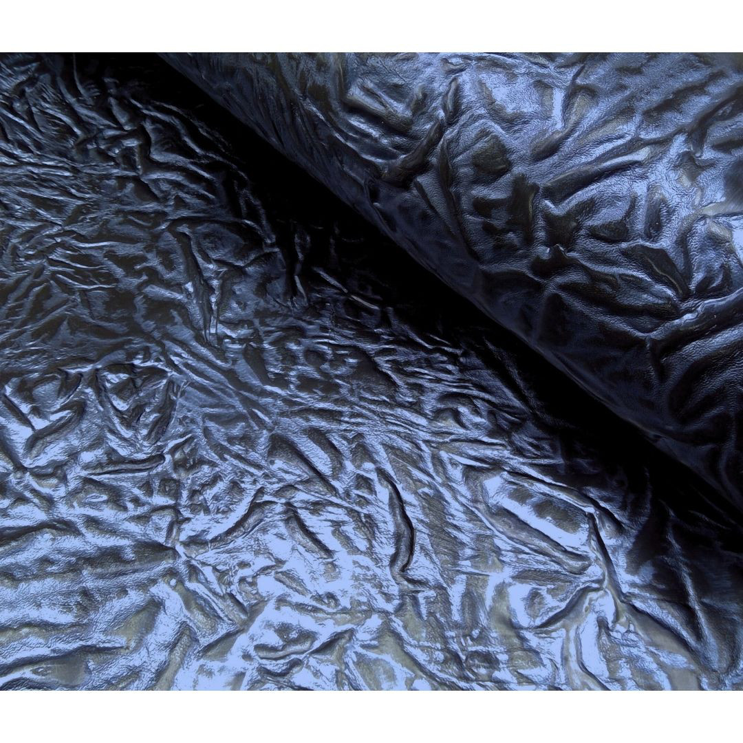 【国産牛革・1枚革】・型押・メタリック加工・大きさ：77DS：オンディーナ