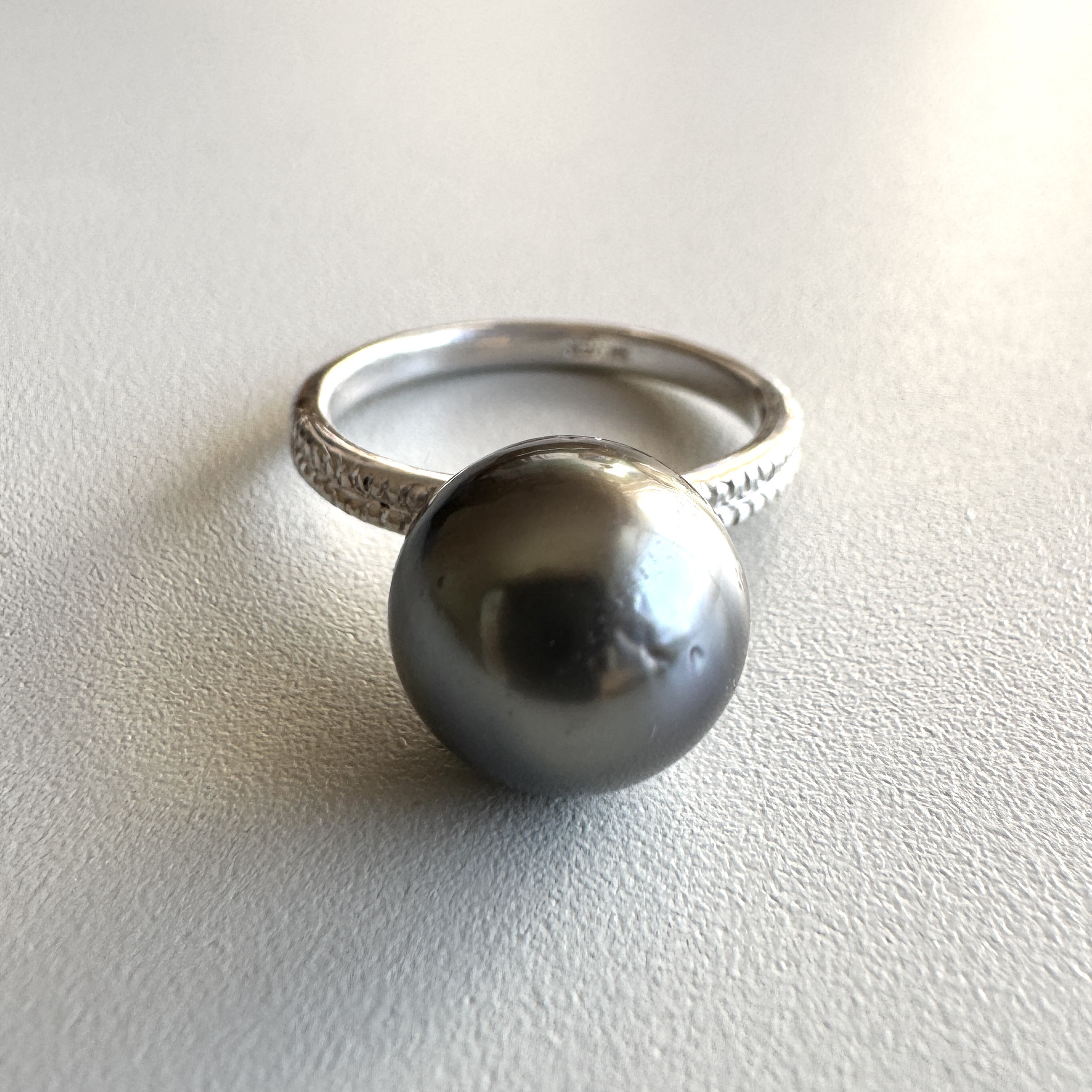 【Tahitian Black Pearl 】Plata