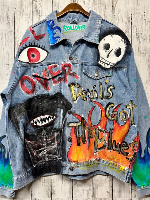 ROLLOVER リメイクデニムジャケット ペイント SW3-40 12,375円