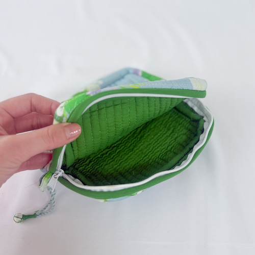 ②大人気 MCFC ポーチ キルティング グリーン ②大人気 MCFC ポーチ