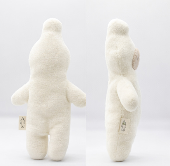 ピンナポ オーガニックコットン 鈴入りぬいぐるみ 3枚目の画像