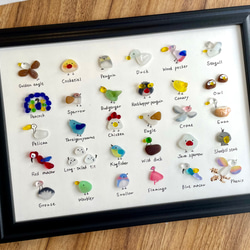 シーグラスアート☆No153 図鑑 ギフト プレゼント 父の日 海の生き物