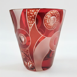 切子サンドブラストコラボグラス 2枚目の画像