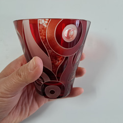 切子サンドブラストコラボグラス 4枚目の画像