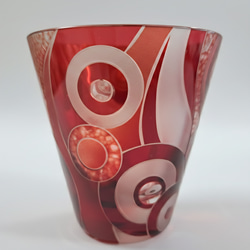 切子サンドブラストコラボグラス 1枚目の画像