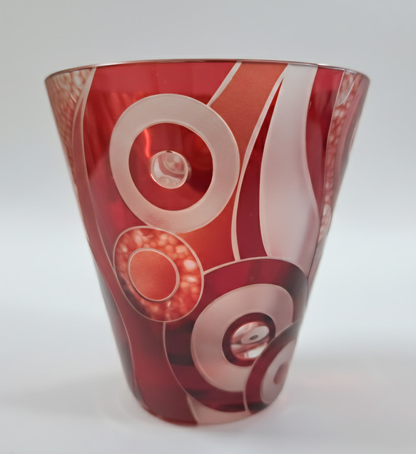 切子サンドブラストコラボグラス 1枚目の画像