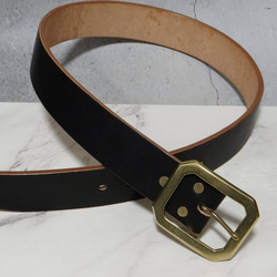 6ミリ厚ヌメ革ベルトG3バックル 極厚ベルト その他ファッション雑貨