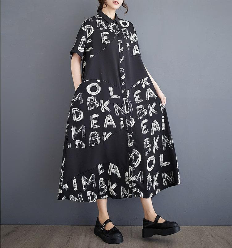 大きいサイズ レディース ロング　ワンピース　春夏 秋 新品 半袖