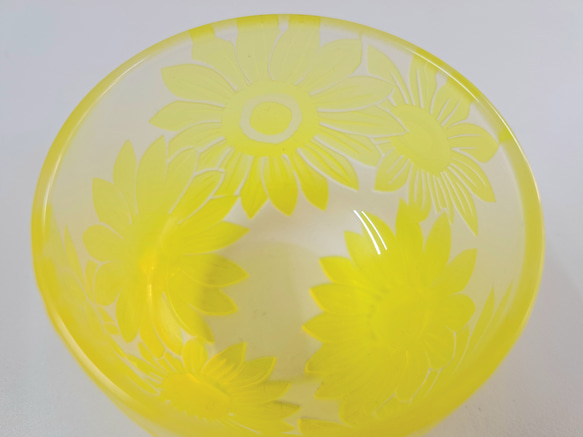 ひまわりぐい呑み 3枚目の画像