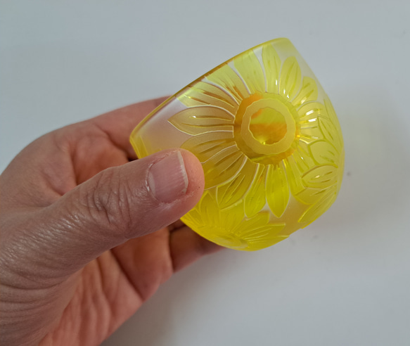 ひまわりぐい呑み 5枚目の画像