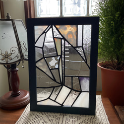 ステンドグラス パネル 昭和レトロ ガラス引き戸+和モダン その他