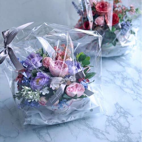 造花　アーティシャルフラワー　大リース&置物　新品 再々販] アーティフィシャルフラワー+リース 桜のリース 「春限定