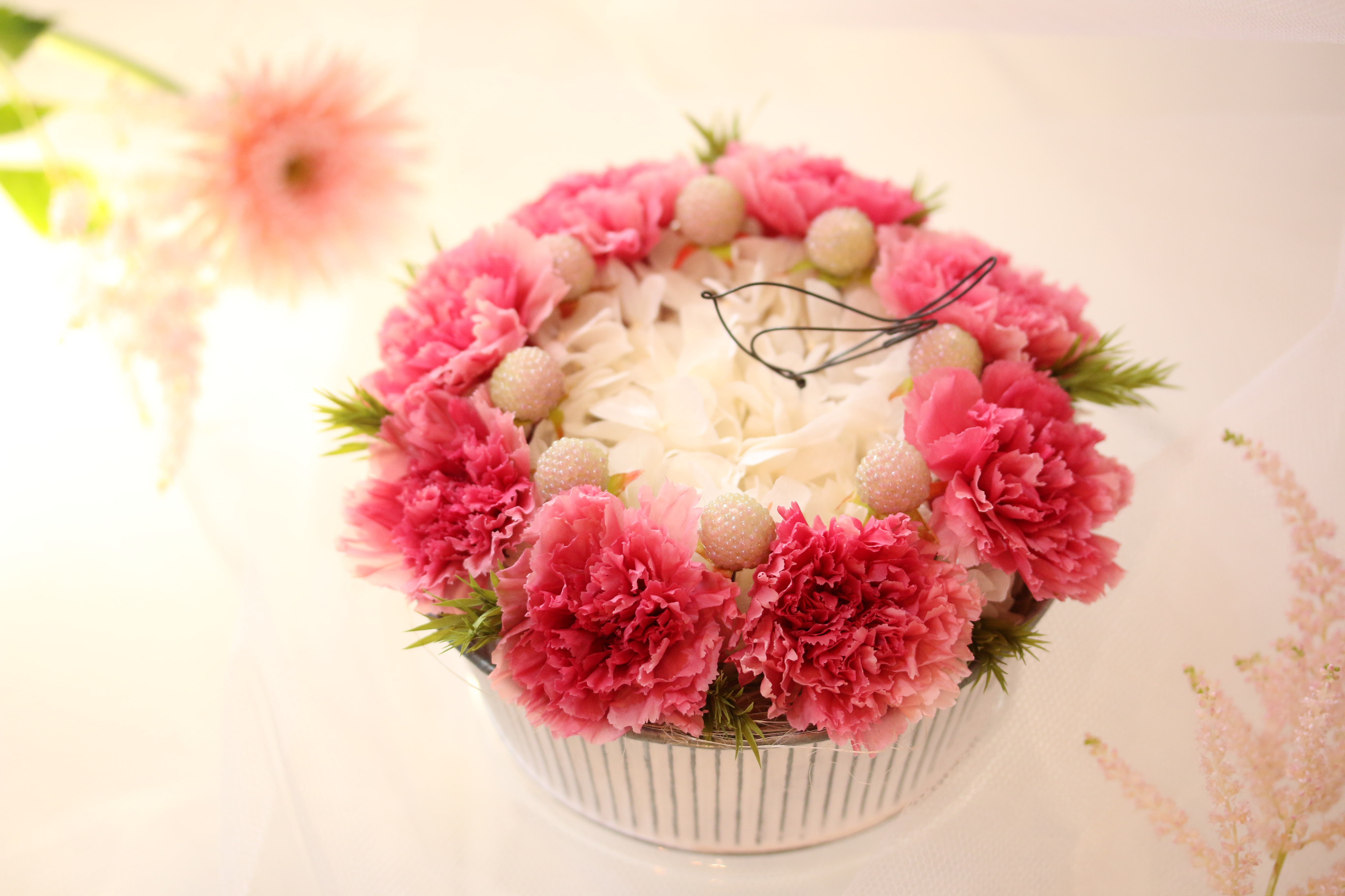 【2026母の日限定】お花のケーキ（プリザーブドフラワー）