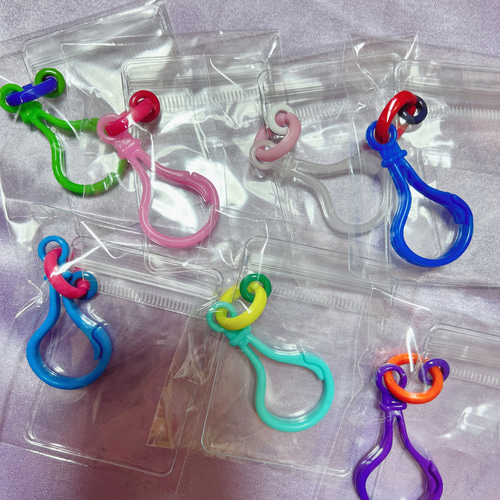 NO.256A 個包装 キャンディバッグ キーホルダー 5×7cm 100個セット