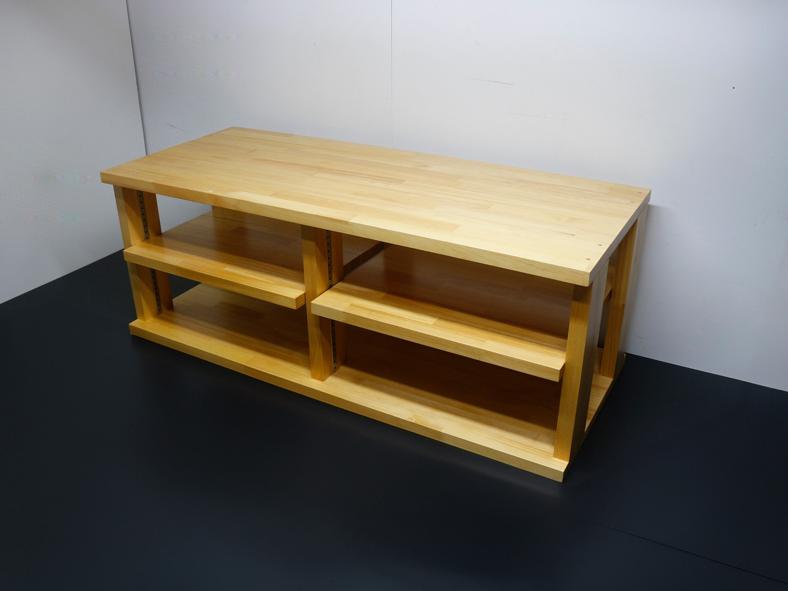 注文製作　木製（無垢材）テレビボード、オーディオラック TS2R362-P25 ワイド109　オーク1/50 no2