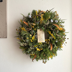 歳末 感謝価格 ユーカリポポラスのお正月スワッグ 正月飾り スワッグ