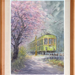 水彩画原画 春の清水寺 絵画 syoumei 通販 9078950｜Creema(クリーマ