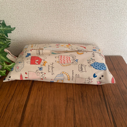 エコティッシュカバー☆マスクストッカー♪ハッピーにゃんこ♪4カラー 5枚目の画像