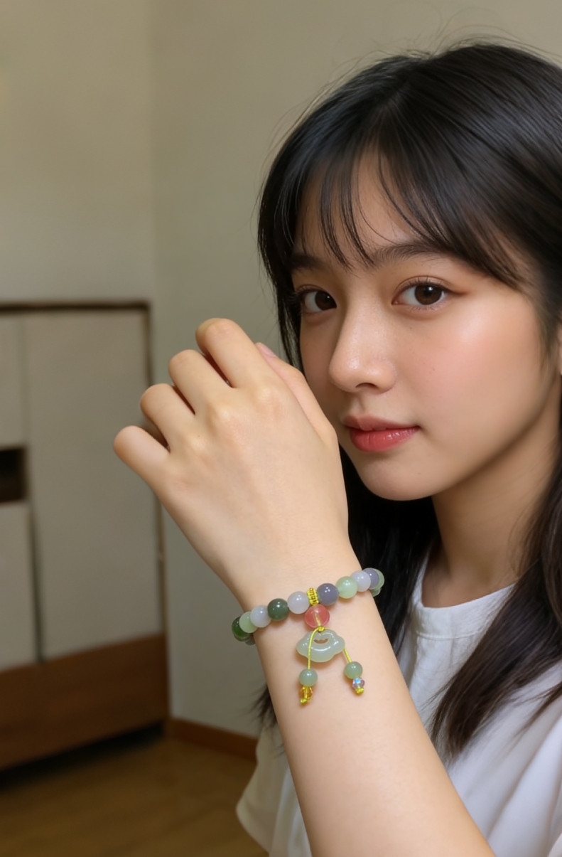 和田玉と悠久の思い！多宝の手作りブレスレットで、あなたの生活全体がより彩り豊かになります