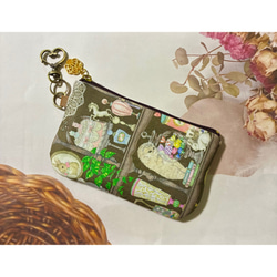 スピカ　ふんわりフラットポーチ　ユキエモン　ハンドメイド ハンドメイド 新柄 ユキエモン TOYナイトボックス 2カラー ふんわり