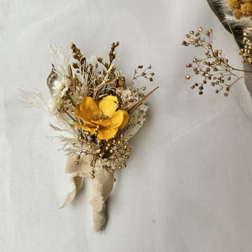 前撮り ウェディングブーケ ドライフラワー｜ロケーションフォト