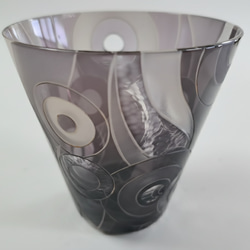 切子サンドブラストコラボグラス 1枚目の画像