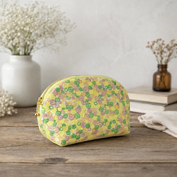 ⚮̈ミナペルホネン rosy beige シプリバッグ 巾着ショルダーバッグ