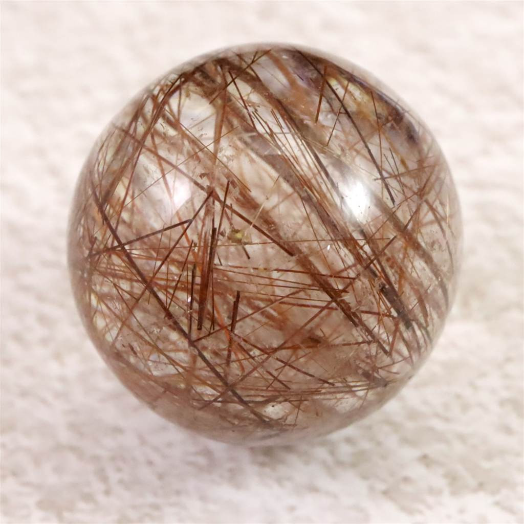 レッドブロンズルチルクォーツ　24mmスフィア 20.0g  #97223