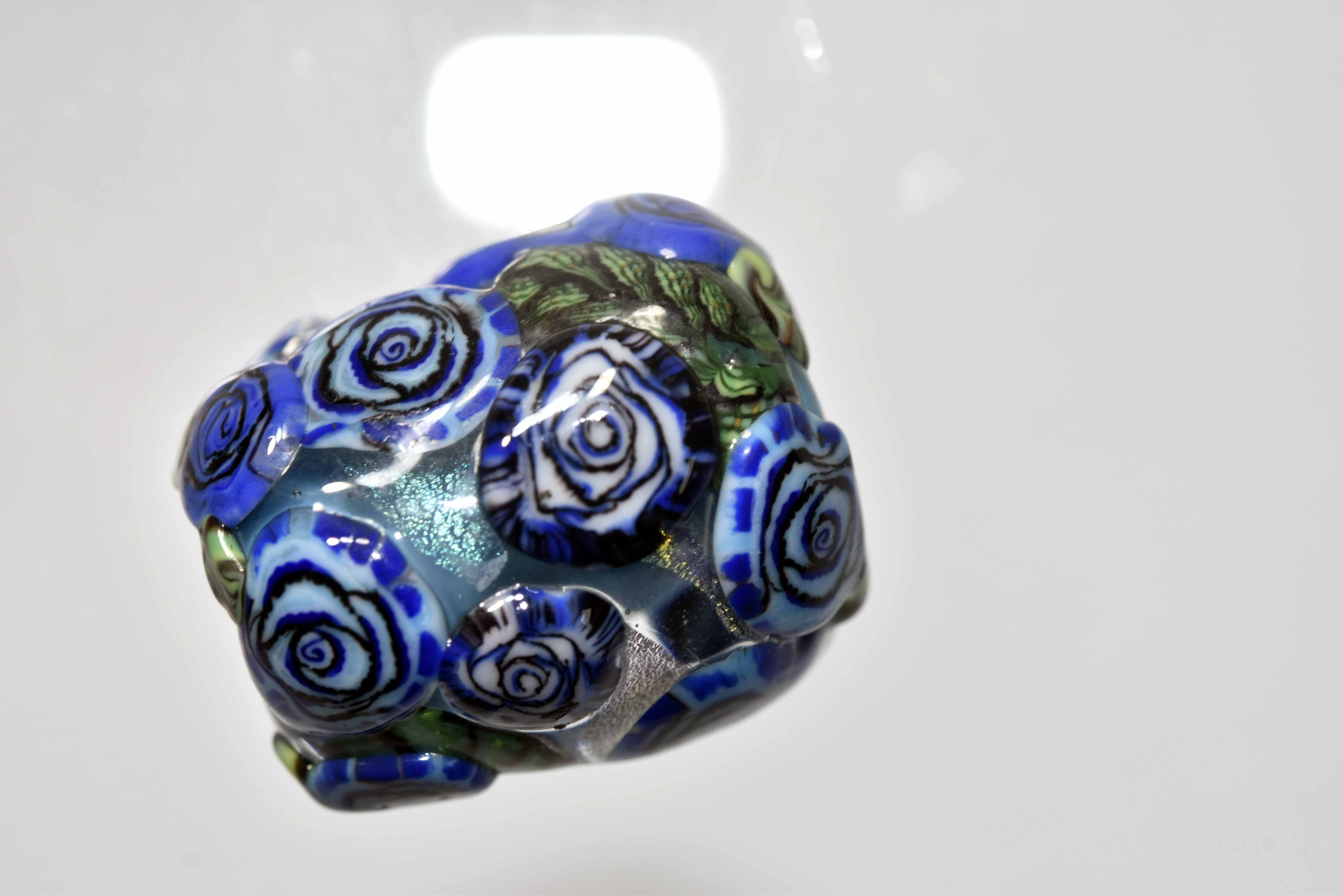 とんぼ玉 トンボ玉 蜻蛉玉 ペンダントトップ   モレッティ   ハンドメイド  y1954-451