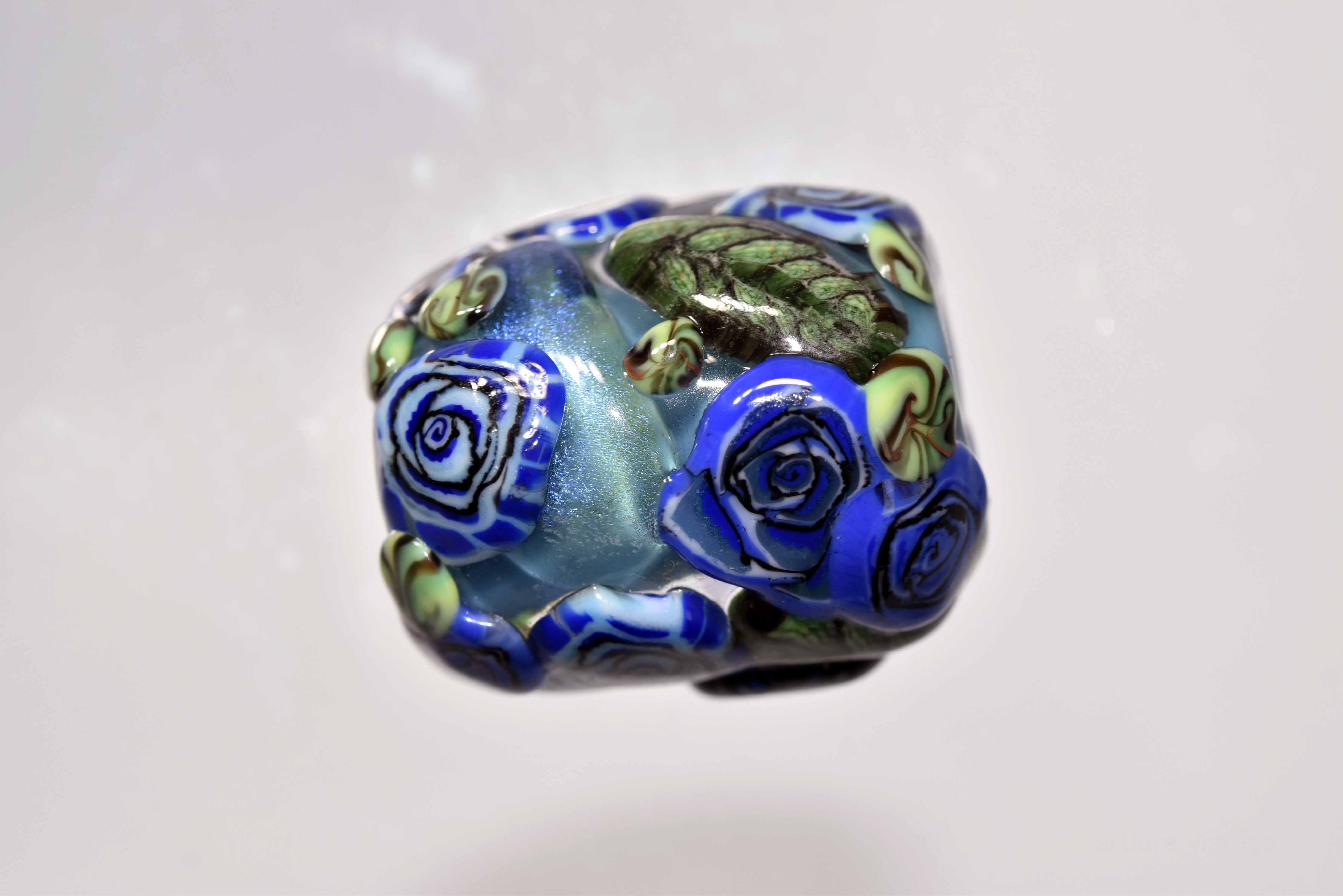 コピー：とんぼ玉 トンボ玉 蜻蛉玉 ペンダントトップ   モレッティ   ハンドメイド  y1954-451