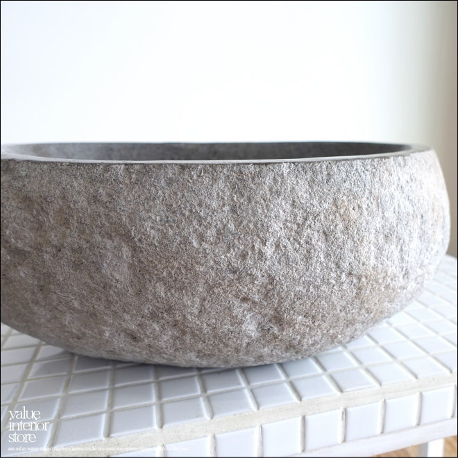 手洗鉢 自然石 洗面ボウルS-E18 洗面器 手洗いボウル 天然石 ウォッシュボウル 洗面資材 お手洗い用