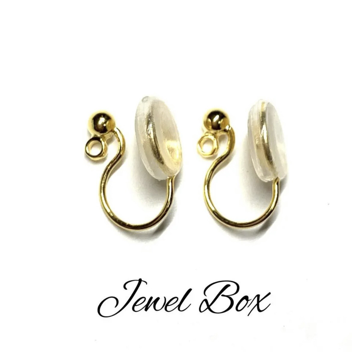 クリップイヤリングパーツ＊シリコン付き＊変更料込み