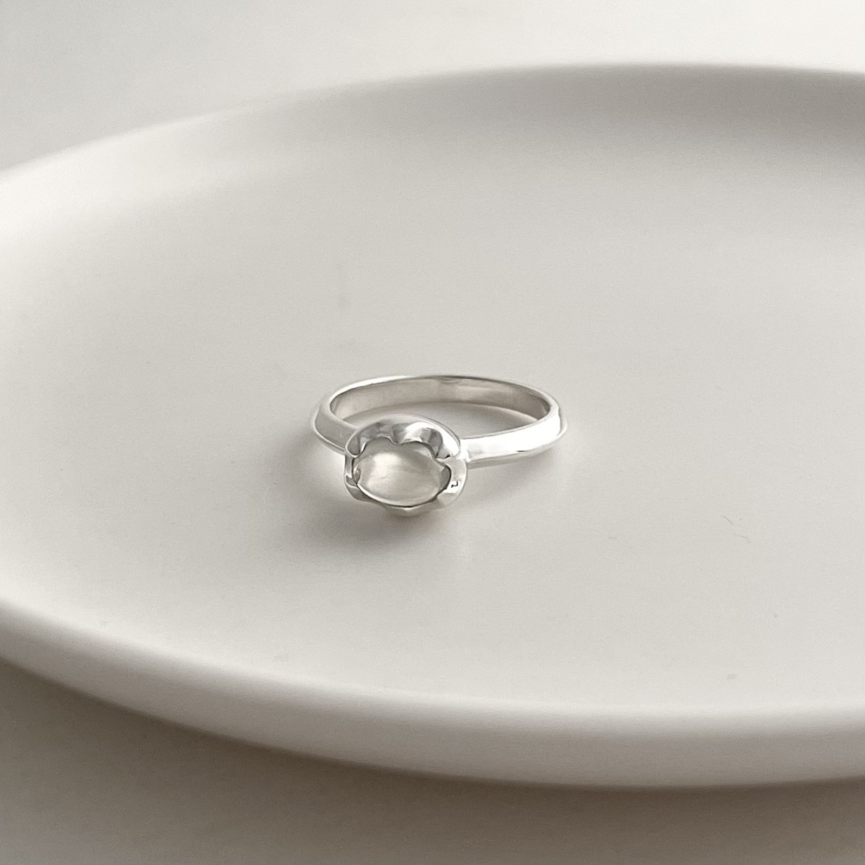 カラーストーン　プレーナイト　指輪　リング　シルバー925   サイズ11号