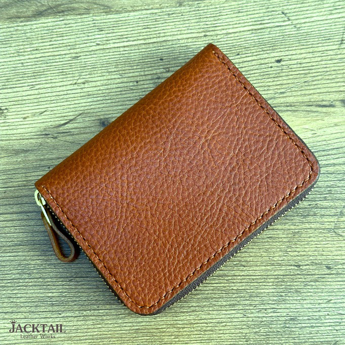 ラウンドファスナーミニ財布／アリゾナ（コニャック）