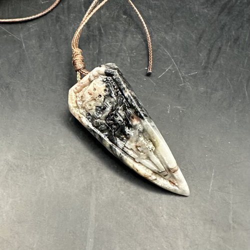 2026.1.24 神道教最強護符雨漸耳符 新潟石英岩玉 ネックレス