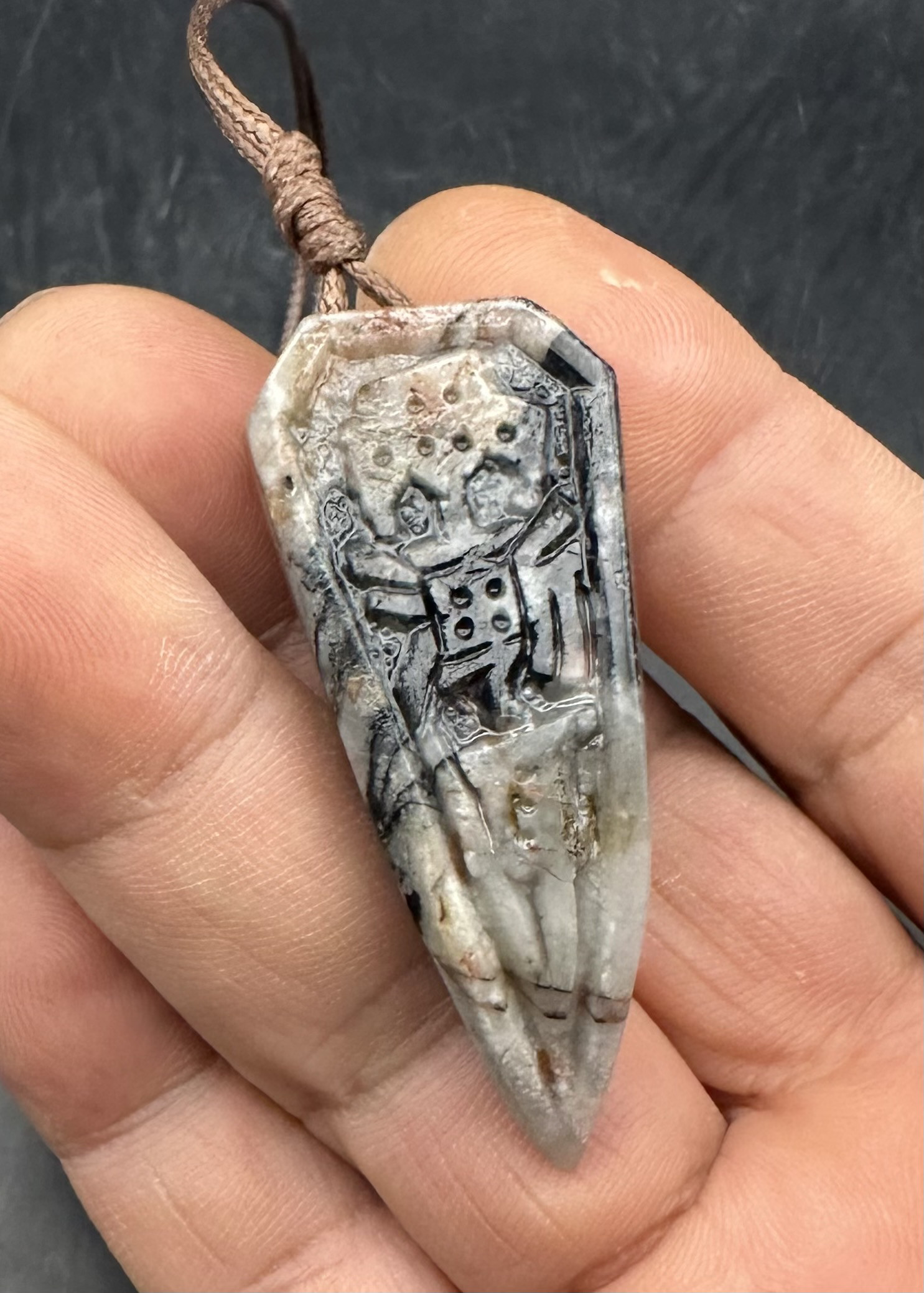 2026.1.24 神道教最強護符雨漸耳符　新潟石英岩玉