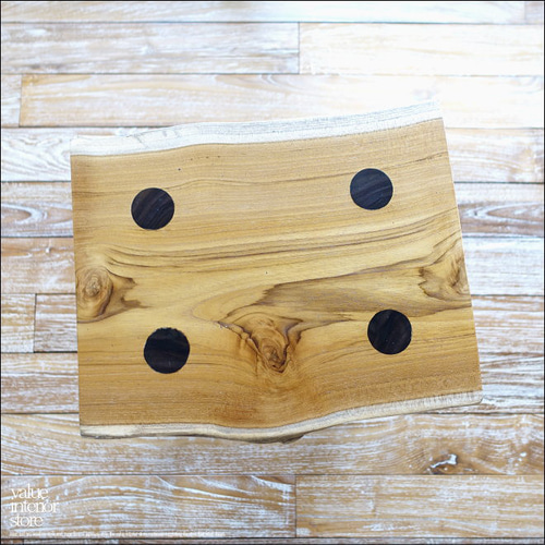 チーク無垢材 スツールPbro 椅子 イス サイドテーブル カフェチェア