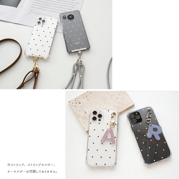 多機種対応 【 TPU クリアケース ドット 】 ケース単品 トチカン加工 iPhone android FS03U 7枚目の画像