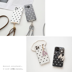 多機種対応 【 TPU クリアケース ハート ドット 】 ケース単品 トチカン iPhone android FS04U 7枚目の画像