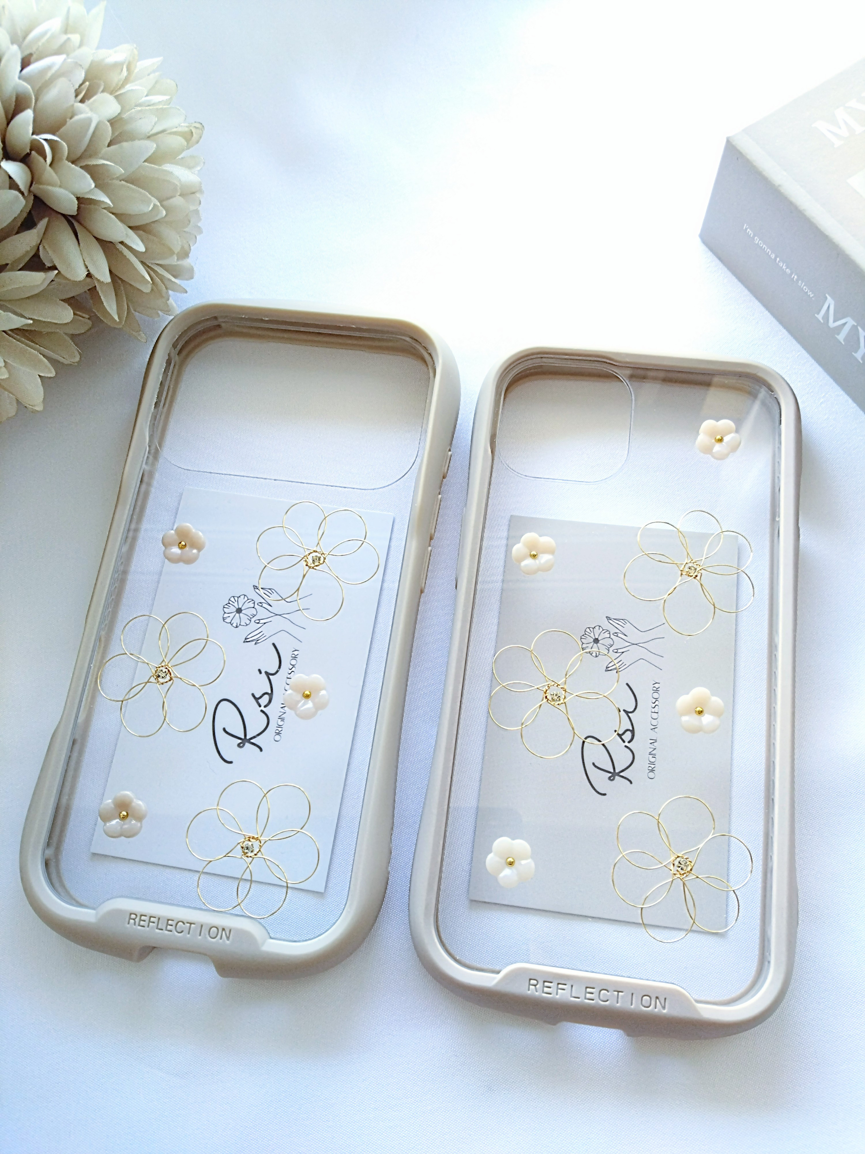 【華やかで上品な】フラワーiPhoneケース  ※iPhone17pro残り僅かです※