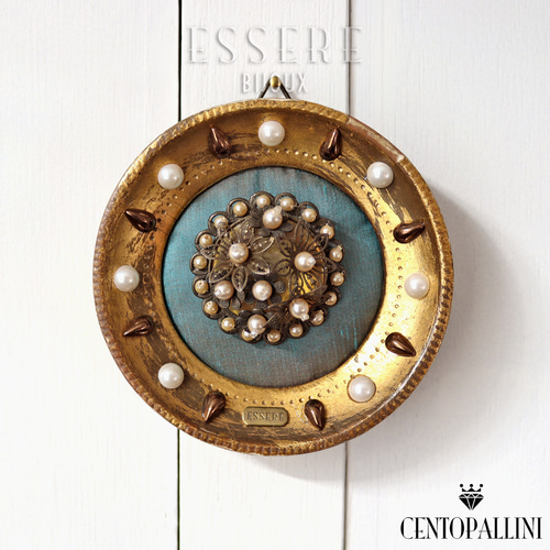 ☆一点もの☆ヴィンテージ・フィリグリーフラワーとパールで彩られた