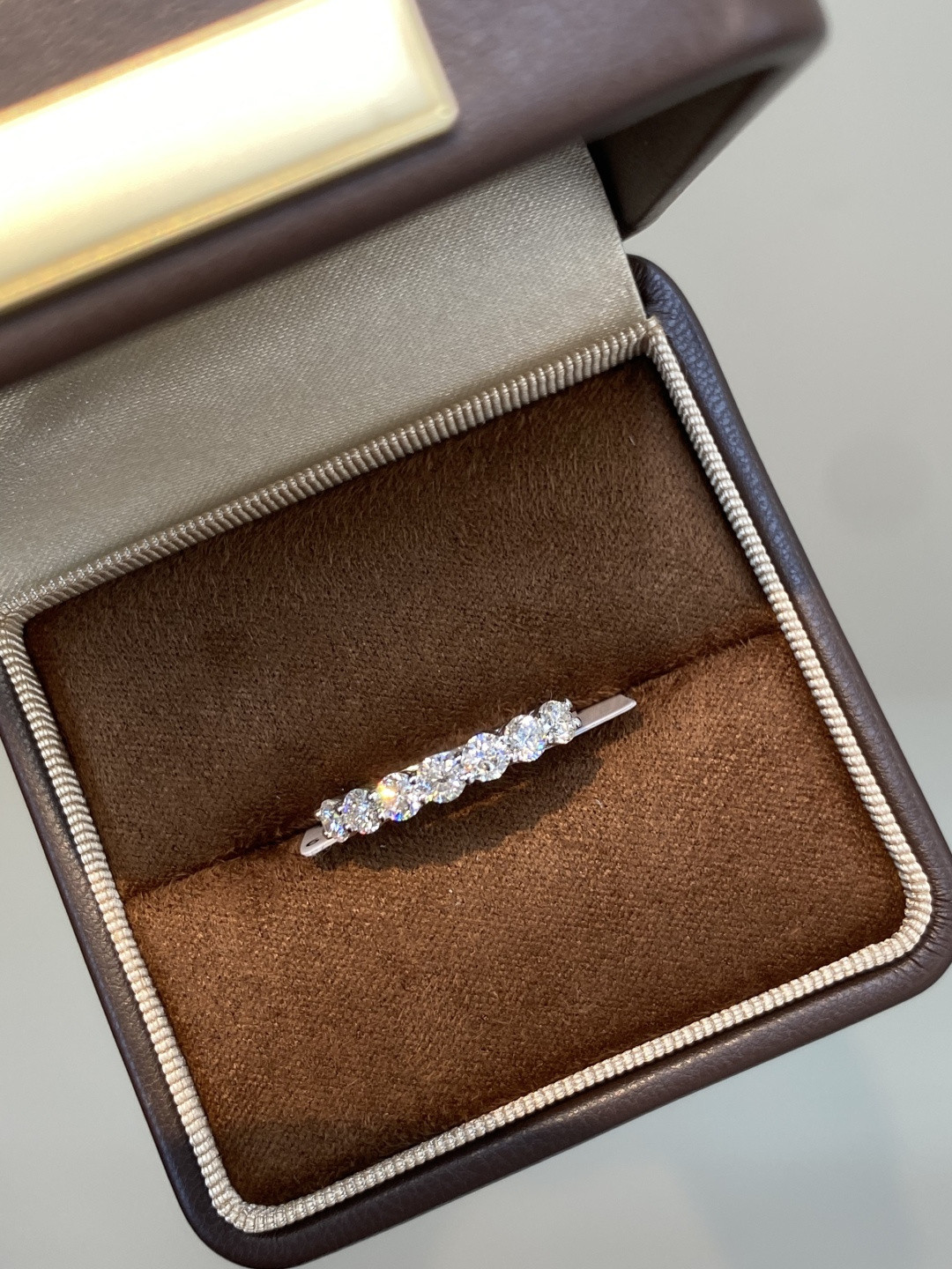 ハーフエタニティリング1ct　k18  0309