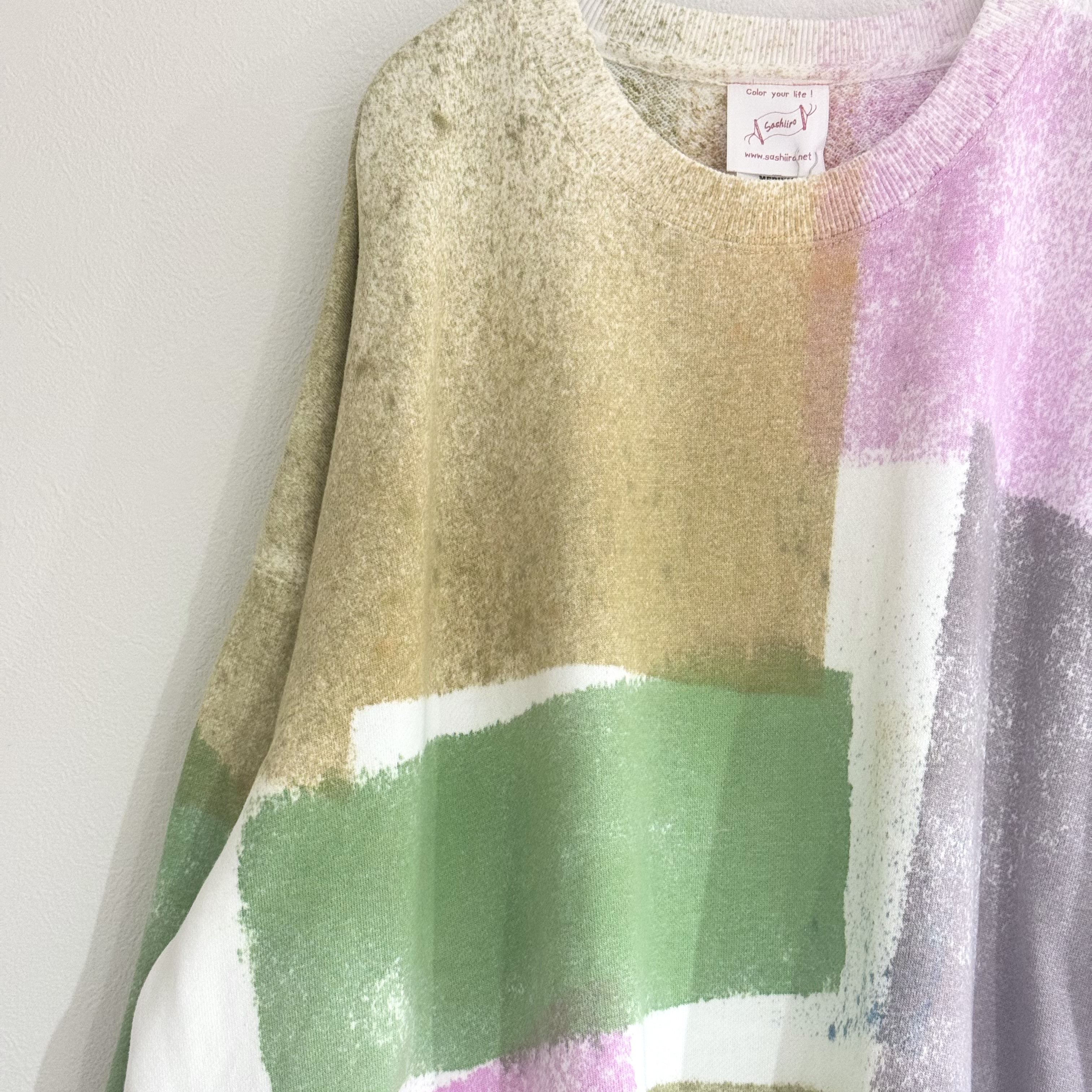 手染めのゆったりスウェット