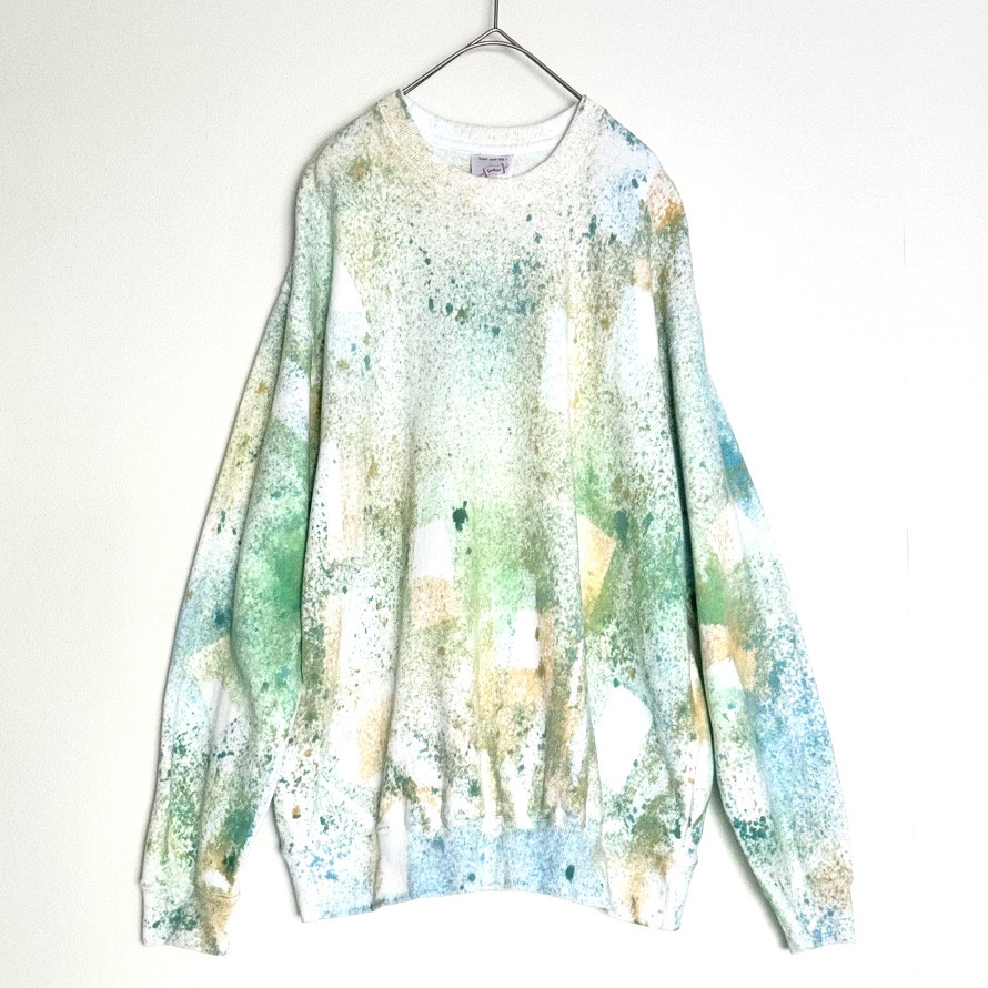 手染めのゆったりスウェット